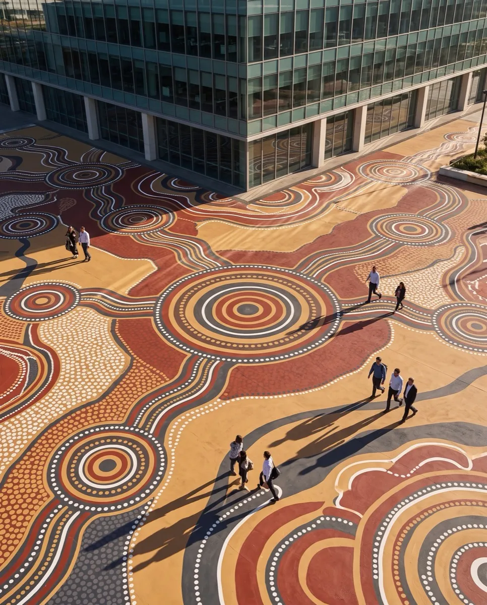 Ground murals